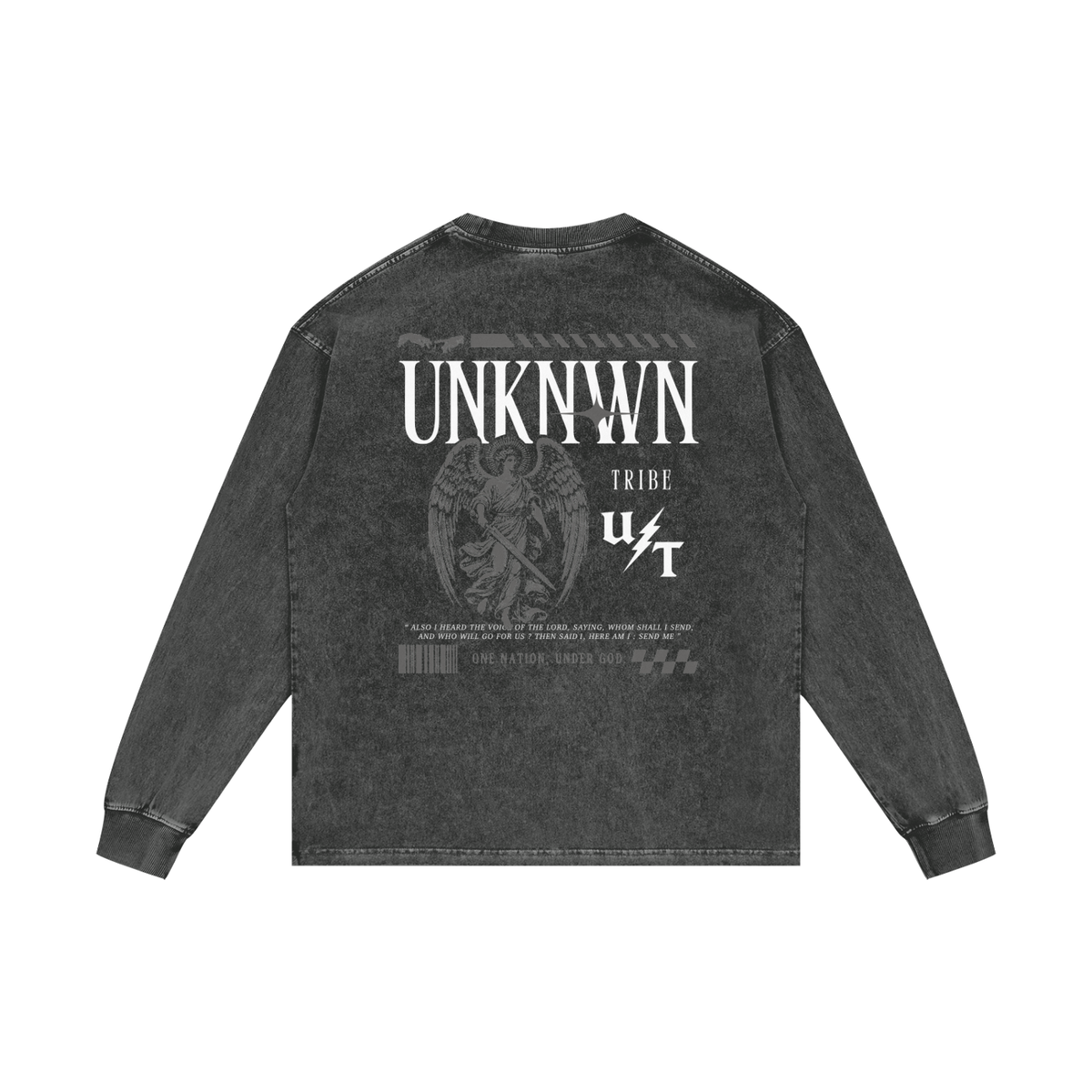 Acid Wash Oversize Long Sleeve T-Shirt