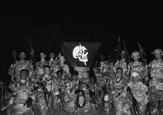 B/W Skull Flag.