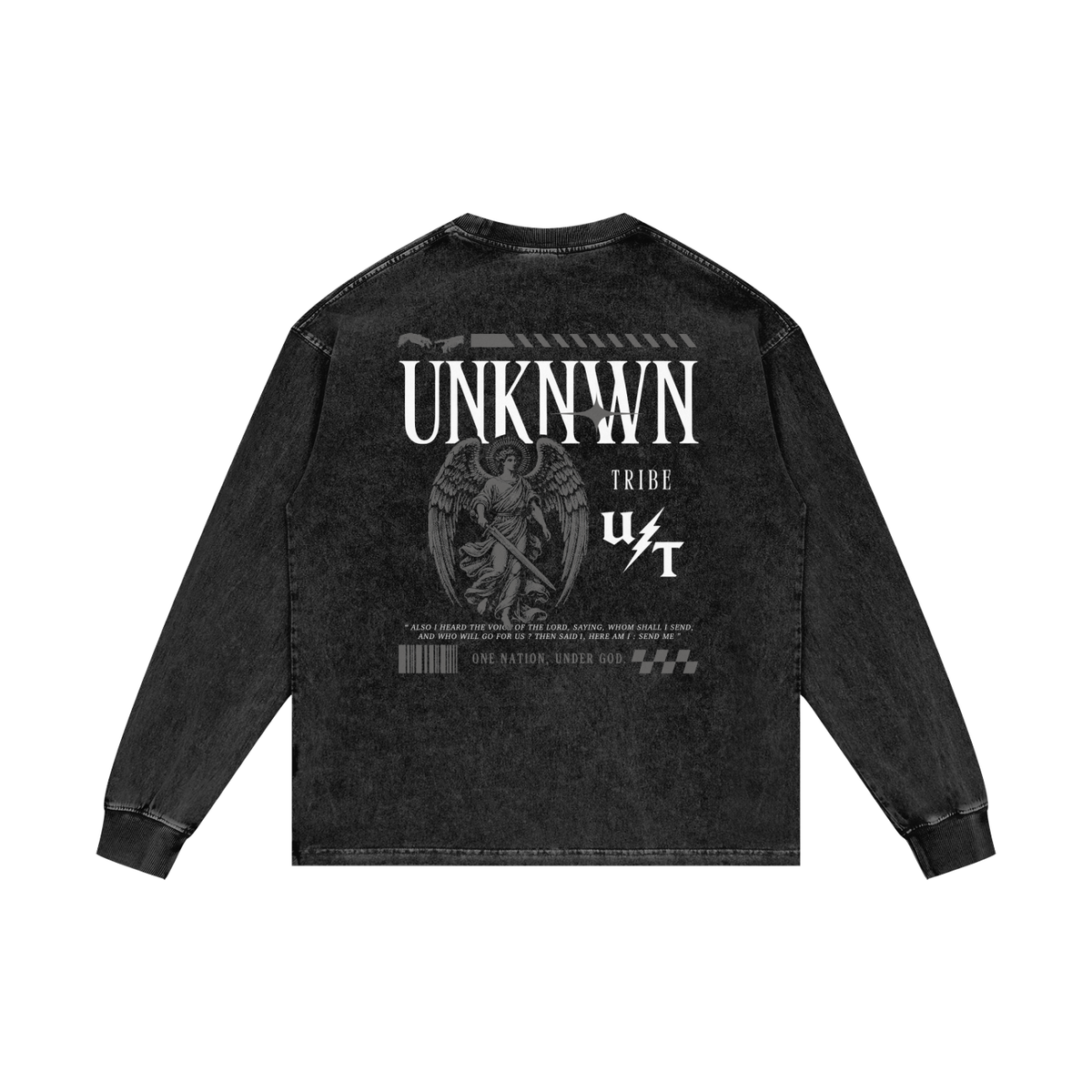 Acid Wash Oversize Long Sleeve T-Shirt